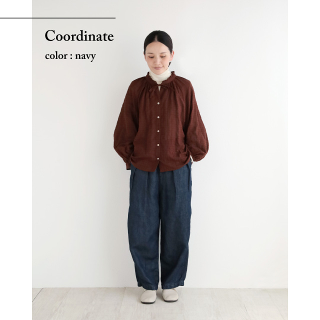 nofl】リネンデニムパンツ 644211610 | ナチュラル服通販サイト nofl