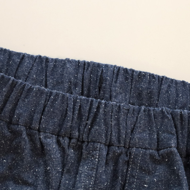 nofl】コットンシルクデニムバルーンパンツ 644211650 | ナチュラル服