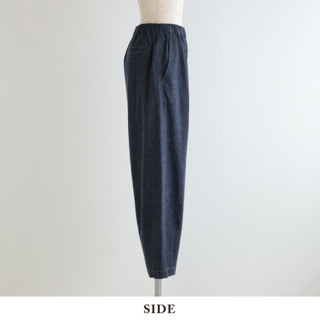 nofl】コットンシルクデニムバルーンパンツ 644211650 | ナチュラル服