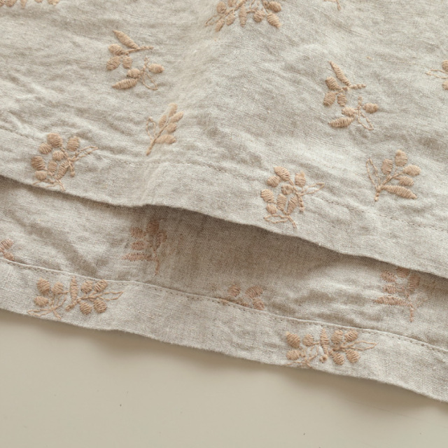 【nonpii様オーダー専用ページ】リネン刺繍 nofl】リネンオリーブ刺繍ベスト 644211870 | ナチュラル服通販サイト nofl