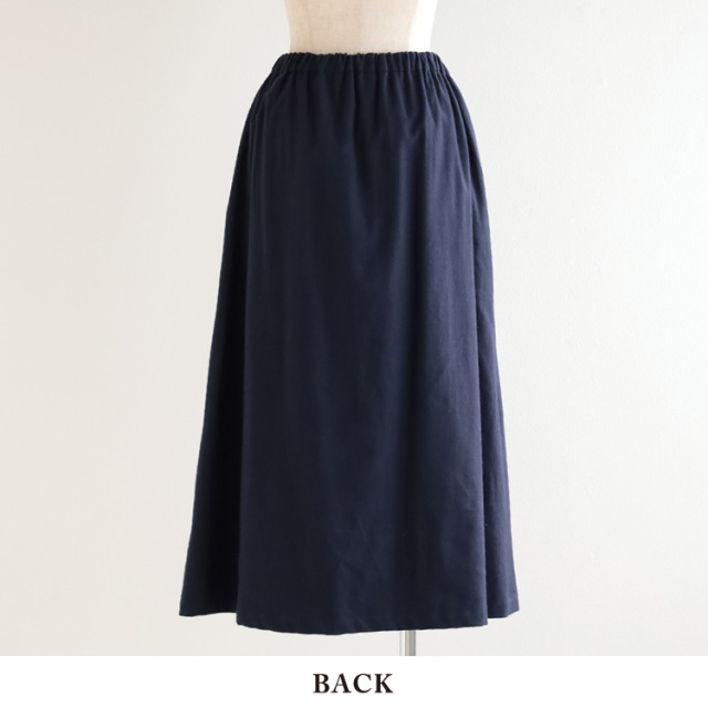 nofl】甘撚りビエラAラインスカート 644212070 | ナチュラル服通販