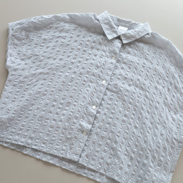 nofl】リップルドットブラウス 644212290 | ナチュラル服通販サイト nofl