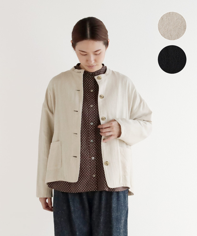 nofl】綿麻シルクネップジャケット 644213000 | ナチュラル服通販