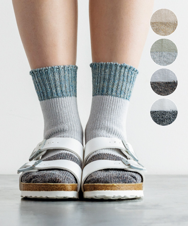 Homie】リネンコットンスイッチングソックス［H-067］ 669600560