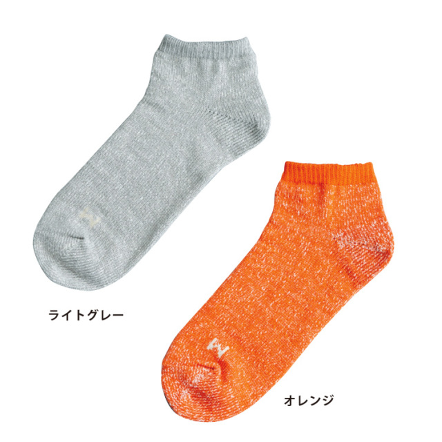 Homie】リネンシルクHMアンクルソックス［H-065］ 669600580