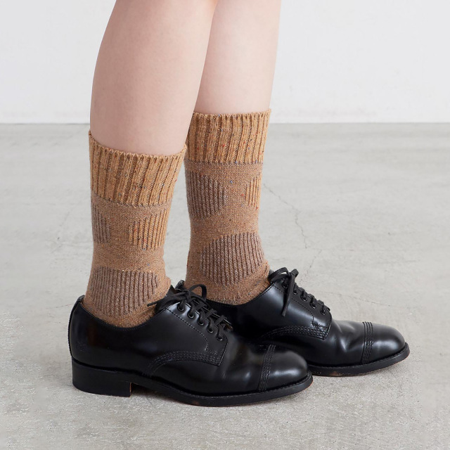 Homie】ネップジャガードドットソックス［H-071］ 669600630