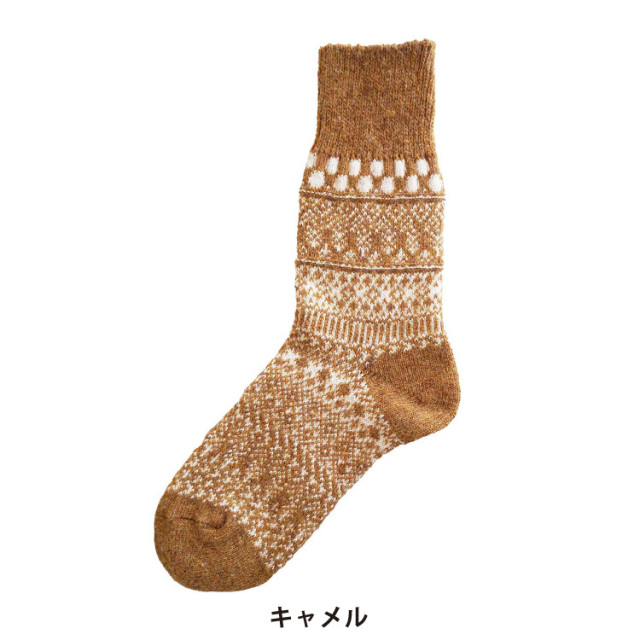 Homie】ネップジャガードドットソックス［H-084］ 669601050