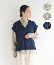 nofl シルクリネンＶネックベスト