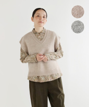 nofl アルパカウールVネックベスト