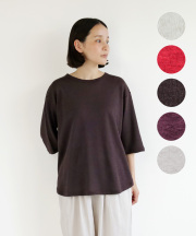 nofl リネンジャージークルーネックTシャツ