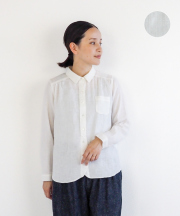 【npfl】リトアニアリネンシャツブラウス