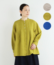 nofl リトアニアリネンタックブラウス