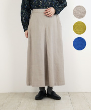 nofl リトアニアリネン前タックスカート