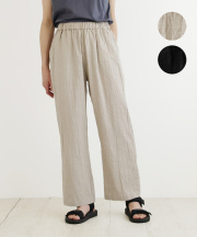 nofl リネンワッシャーイージーパンツ