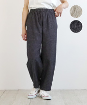 nofl コットンリネンキャンバスバルーンパンツ