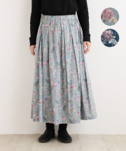 かぐれ⟡.·リネンコットンタックスカート　ホワイト　定価１.8万 楽天市場】リネンコットンタックスカート／かぐれ（kagure