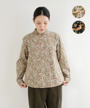 nofl コーデユロイforest柄プルオーバーシャツ