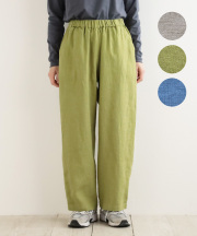 nofl リトアニアリネンイージーパンツ