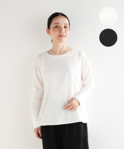 nofl タイプライタークルーネックブラウス