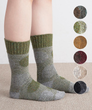 【Homie】ネップジャガードドットソックス［H-098］