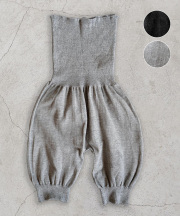 homie コットンリネン腹巻オーバーパンツ