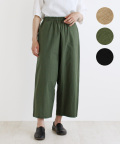 nofl コットンリネンワイドストレートパンツ