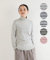 nofl オーガニックコットンフライスボーダーハイネックプルオーバー