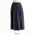 【nofl】コットンリネンストライプタックスカート