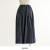 【nofl】コットンリネンストライプタックスカート