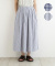 nofl コットンタックロングスカート