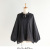 nofl コットンシャーリングギャザーブラウス