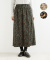 nofl コーデュロイforest柄Aラインスカート