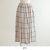 nofl リネンチェックタックスカート
