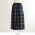 nofl リネンチェックタックスカート