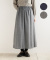 nofl 甘撚りビエラAラインスカート