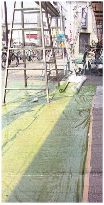 スベランシート　透明緑色　送料無料！（0.03mm厚×1000mm幅×100m巻　25本/セット）