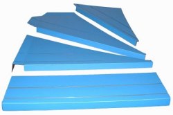 暖段　右回り階段用　送料無料！（730mm幅×200mm　8＋6枚/セット）