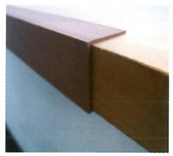 額縁養生カバー　送料無料！（有効厚23～25mm・奥行18mm×長さ1700mm　200本/1セット）