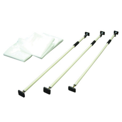 リフォームカーテン　送料無料！（シート：2000mm巾×2800mm）　シート2枚+支柱3本/１セット