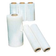 ストレッチフイルム　送料無料（１６μ×300mm×500m　３０本/セット）