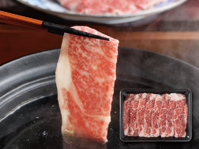 信州アルプス牛ロースすき焼
