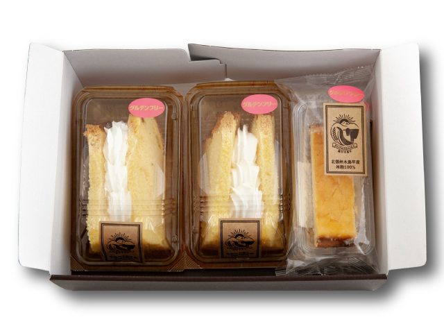 米粉のシフォンケーキチーズケーキセット