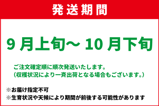 9月上旬-10月下旬