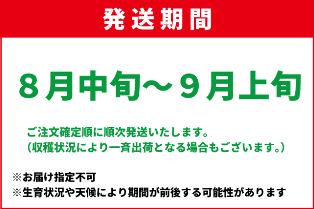 8月中旬-9月上旬