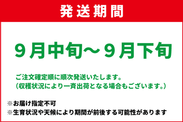 9月中旬-9月下旬