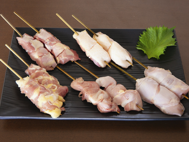 安曇野産 寿地鶏 焼き鳥もも希少部位10本セット