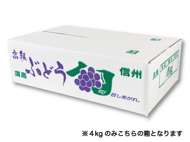 こばやし園ぶどう4kg箱