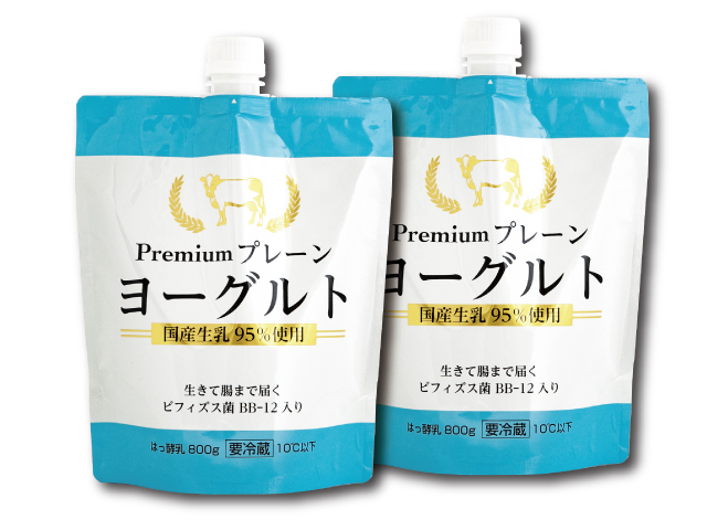 Premium プレーンヨーグルトセット(800g×7個)