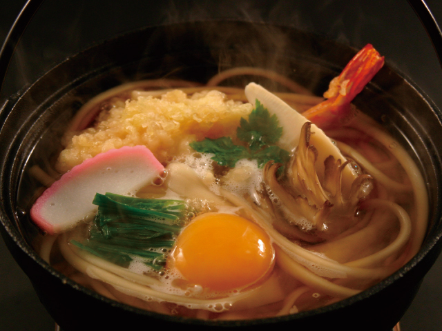 信州戸隠そば　釜揚げうどん