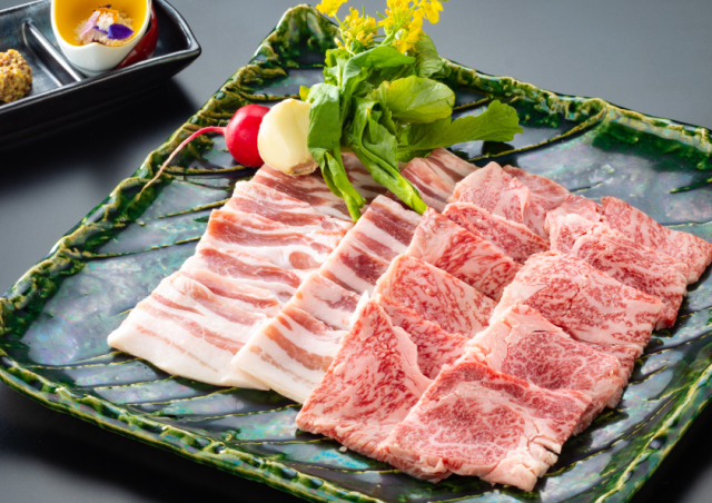 吉清　プレ牛＆オレイン豚焼肉